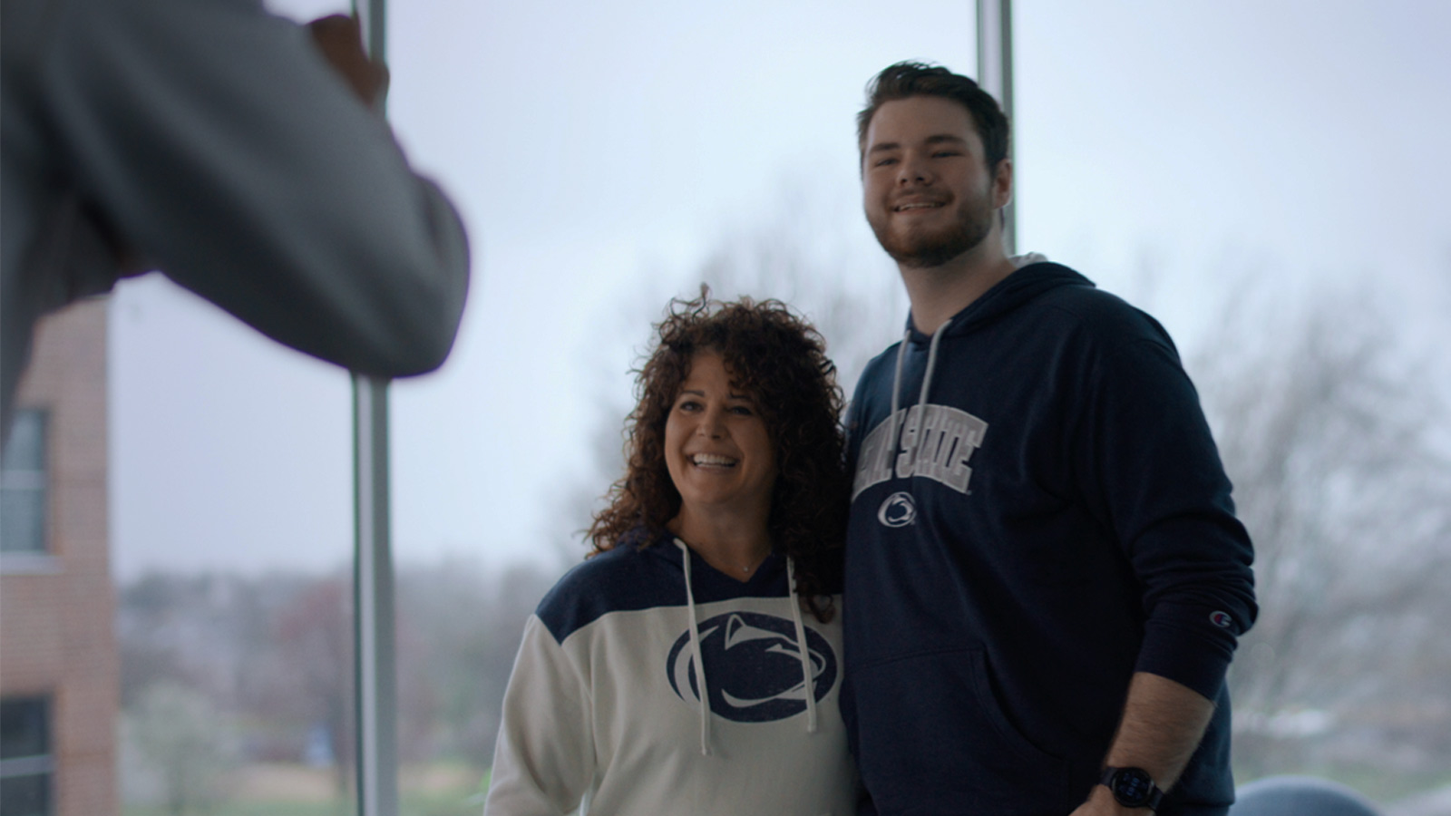 test Photo of Cheri McConnell and student posing for a picture.